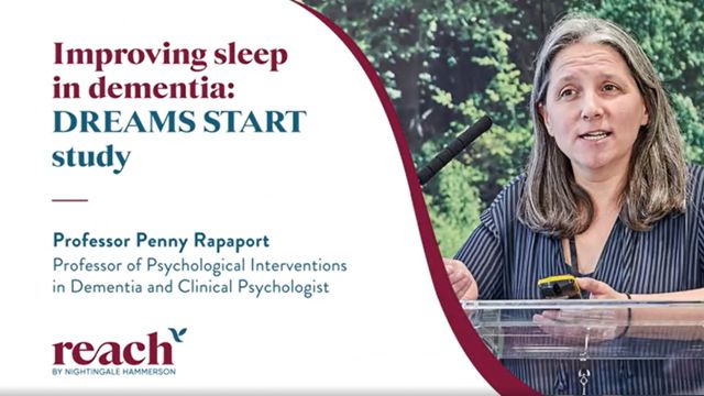 Image for Improving Sleep in Dementia: Professor Penny Rapaport