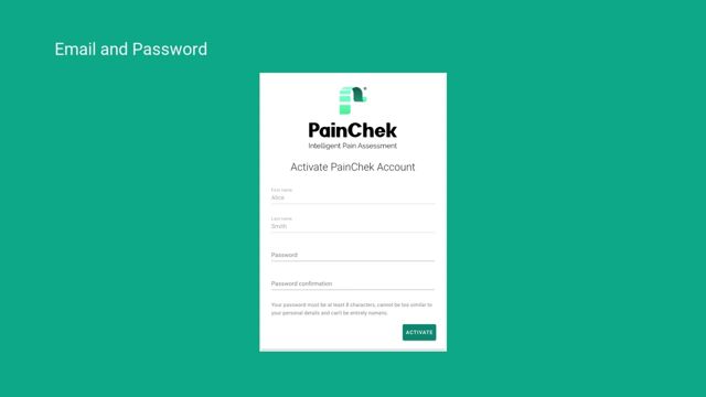 Image for Signing-in to the PainChek App